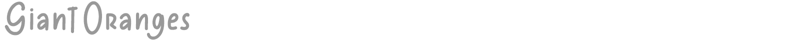 Giant Oranges font preview